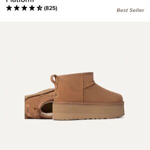 UGG Women's Classic Ultra Mini Platform Boots - Chestnut